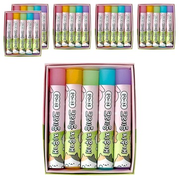 iiGEN 朝鮮文具 純德家族 蠟筆橡皮擦  粉色  6個