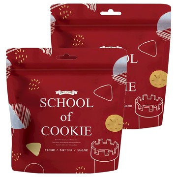 台灣優格餅乾學院蔓越莓奶酥餅乾 獨立包裝方便攜帶  130g  2包