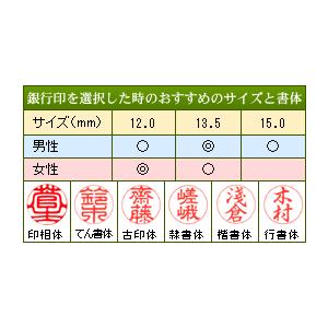 はんこ 印鑑 銀行印 認印 個人 黒水牛 10.5mm 実印