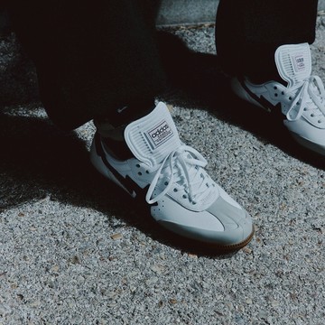 ADIDAS x BAPE SAMBA OG 聯名款 白 黑線 休閒 薄底 焦糖底 德訓鞋 JR9245