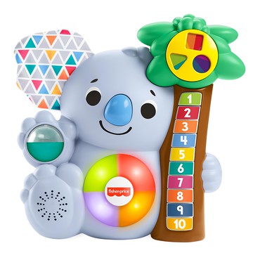 Fisher-Price 費雪 LINKIMALS 聲光互動無尾熊 9個月以上適用年齡  1個  Character design