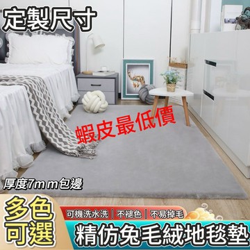 【附發票】地毯客製 顏色多選 短毛地毯 地毯  毛大地毯可 地毯 地墊 沙發 客廳地毯 臥室地毯 辦 超柔軟床邊毛絨厚地