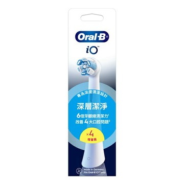 Oral-B 歐樂B iO微震清潔刷頭4入
