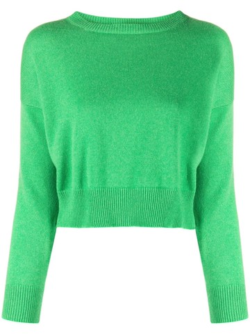 Teddy Cashmere - Genova cropped cashmere jumper - women - Cashmere - 2 - Green
