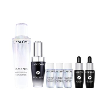 蘭蔻 Lancome 【母親節官網獨家結帳再折$201】嫩亮雙星新客入門$6999組(小黑瓶PRO30ML+極光水150ML) [Set]