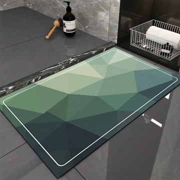 免運 開立發票 地墊 門墊 進門門墊 地毯納米科技絨吸水腳墊衛生間軟地墊硅藻土速干防滑墊浴室簡約進門墊特惠/快速出貨