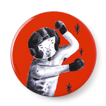 鐵漢柔情﹣紅色熱血款 ~ / 徽章 / 胸章