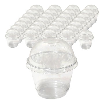 J Pactory 甜點包裝盒 9.3 x 5.7 x 10cm 50個  透明色  1組