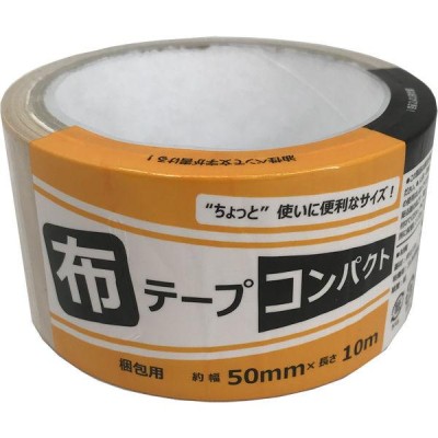 ds-2237180 (まとめ) TANOSEE 布テープ 中梱包用 50mm×25m 1巻 【×30