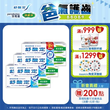 【舒酸定】日常防護 長效抗敏牙膏-清涼薄荷160gX2入X3組(共6入)