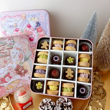 【嗜甜女子】開心聖誕禮盒含紙袋（16入）