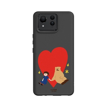 Zenfone 11 Ultra SolidSuit 黑 - 咻咻熊 XiuXiubear - Always With You