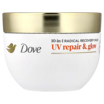 Dove, UV 修復與光澤，10 合 1 優效修復髮膜，9.2 盎司（260 克）