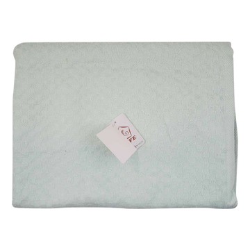 LIFE 來福牌 方格凹凸素色浴巾 74*142cm 100%棉 台灣製  綠色  1條