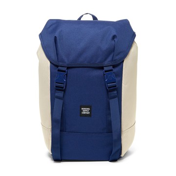 Herschel Supply Iona 水藍 米白 側邊 網布 筆電層 帆布 防潑水 大容量 後背包 現貨