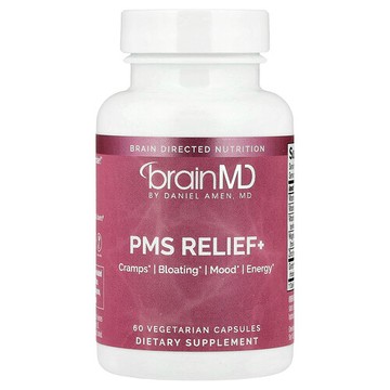 BrainMD, PMS 生理期前綜合徵舒緩+ 素食膠囊，60 粒