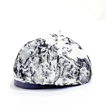 【HiGh MaLi】春夏季貝蕾帽/畫家帽/墨白蕾絲花#個性#禮物#百搭
