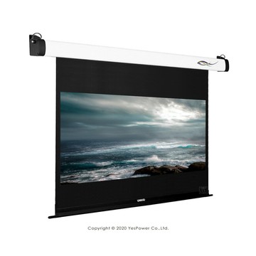 UNICO 波塞頓系列 標準型席白電動布幕/4:3、1:1/75-120吋/台灣製造＊偏遠地區運費需補貼＊