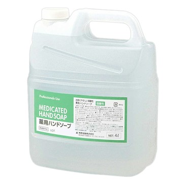 KUMANO 熊野油脂 Pharmaact 弱酸性洗手液補充裝  4L  1桶