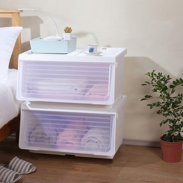 KEYWAY 聯府 大開口前掀式直取整理箱(61L)-4入組