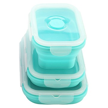 [福利商品]2-6_-mega-環保伸縮折疊便當盒-三入組-保鮮盒-餐盒-可微波-野餐盒-藍色三入組-大18x13x3