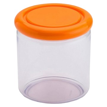 omADA 簡約設計密封抗菌儲存罐  1個  橘色 750ml