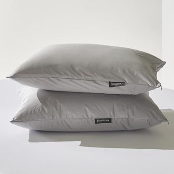 Famizio Style Basic 枕頭套  2個  50x70cm  灰色