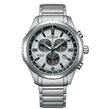 CITIZEN星辰錶 Gents AT2530-85A 都會紳士光動能計時腕錶 銀面 43mm｜樂天全館特惠中★指定刷卡回饋10%