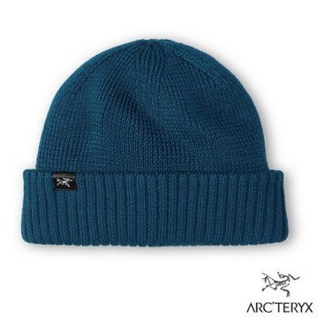 【ARCTERYX 始祖鳥】Mallow 輕量保暖無邊針織帽.護耳毛線帽.羊毛帽/Tech羊毛複合面料.溫暖柔軟透氣/ X000007423 夜色藍
