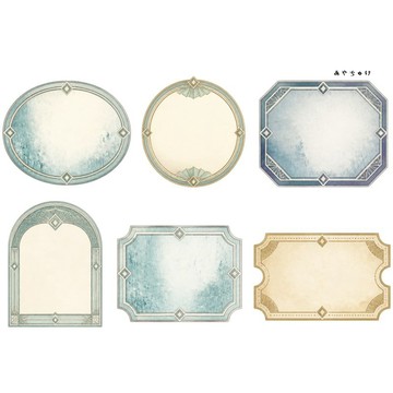 【9 月新品】20-149-0339 裁切紙 幻想復古浪漫喫茶