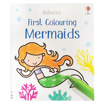 Usborne 小手著色書 美人魚  First Colouring Mermaids