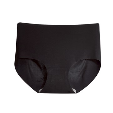 無痕冰絲抗菌內褲(全無痕)<黑色-L>
