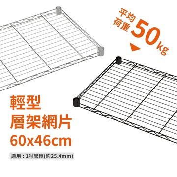 鐵架配件｜鐵架專用雙色 輕型網片 60X46 耐重50kg》鐵網 層架 波浪架 置物架 鍍鉻架 展示架 鐵力士架 配件