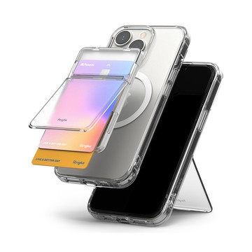 Ringke Magnetic Stand Slot Card Holder 磁吸卡片收納夾手機支架相容 Magsafe
