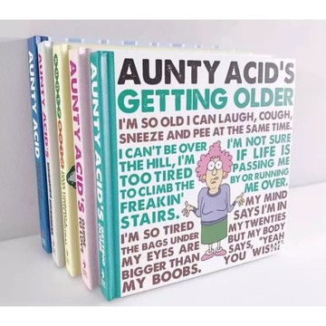 【查德書境】酸酸阿姨的有趣生活指南 Aunty Acid 5冊合售 夠酸夠辣才是真人生