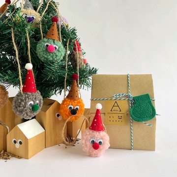 毛毛精靈聖誕樹掛飾