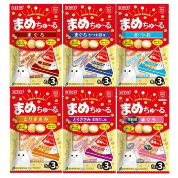 【12入】日本CIAO-啾嚕球貓零食系列-8g*3入