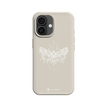 iPhone 16 SolidX 貝殼灰 - Kerby Rosanes - 蛾 - 白