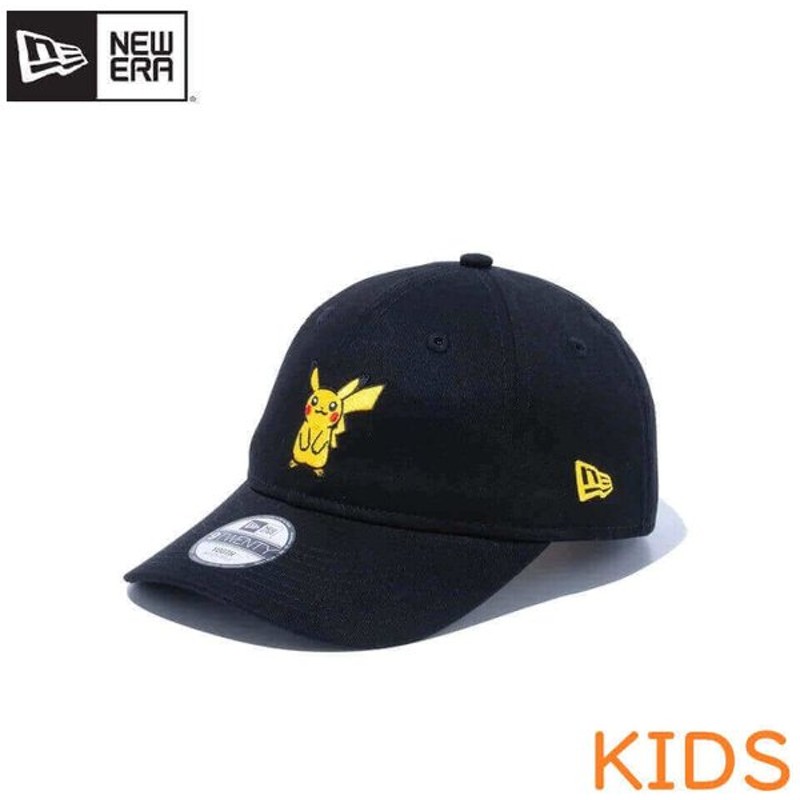 キッズサイズ ニューエラ Newera キャップ ポケモン 9twenty 子供用 アジャスタブル ユニセックス ピカチュウ 黒 ブラック 通販 Lineポイント最大0 5 Get Lineショッピング