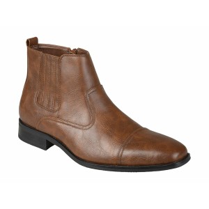 ヴァンセ カンパニー メンズ ブーツ＆レインブーツ シューズ Alex Chelsea Boot Brown Faux Leather 通販 ...