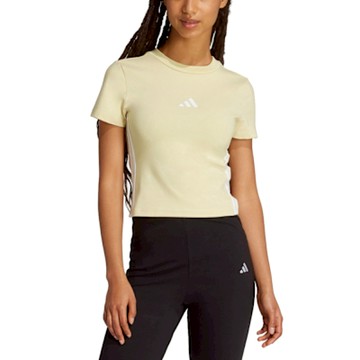 【Adidas 愛迪達】 W 3S SJ BABY T 圓領短袖T恤 女 - JE1246