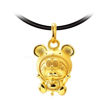 生肖鼠-哆啦a夢Doraemon-十二生肖-黃金墜子