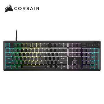 海盜船Corsair K55 CORE RGB 電競鍵盤【黑・中文】