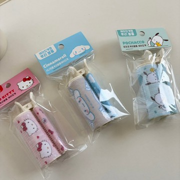 🇰🇷 韓國KKOBA 現貨 三麗鷗 SANRIO 愛心髮根蓬鬆髮捲 髮夾 劉海 髮捲 大耳狗 KITTY 帕帢狗