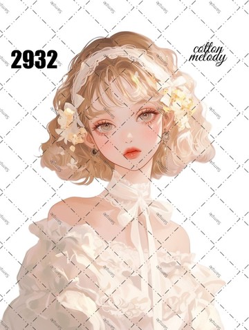 original sticker no.2932 人物貼紙 原創貼紙 原創人物貼紙 裝飾貼紙 cotton melody