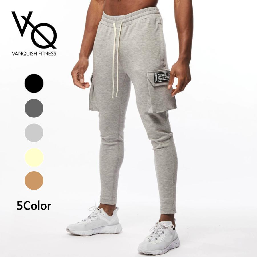 ヴァンキッシュ フィットネス VANQUISH FITNESS ESSENTIAL TAPERED CARGO SWEATPANTS テーパード  スウェットパンツ ジョガー カーゴ メンズ 筋トレ ジム ウエア 通販 LINEポイント最大0.5%GET LINEショッピング