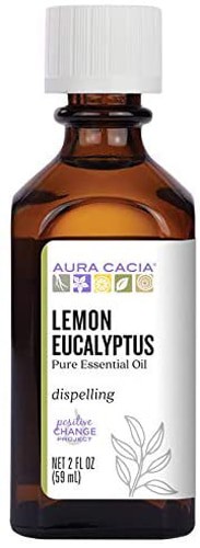 Aura Cacia 100% Pure Essential Oil Lemon Eucalyptus 2 fl oz