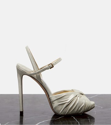 Jimmy Choo Elly 120 suede platform sandals