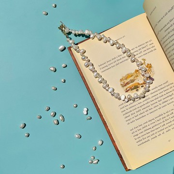 Lana 項鍊 • 18K 鍍金奢華 • 婚禮派對配件 • 淡水珍珠