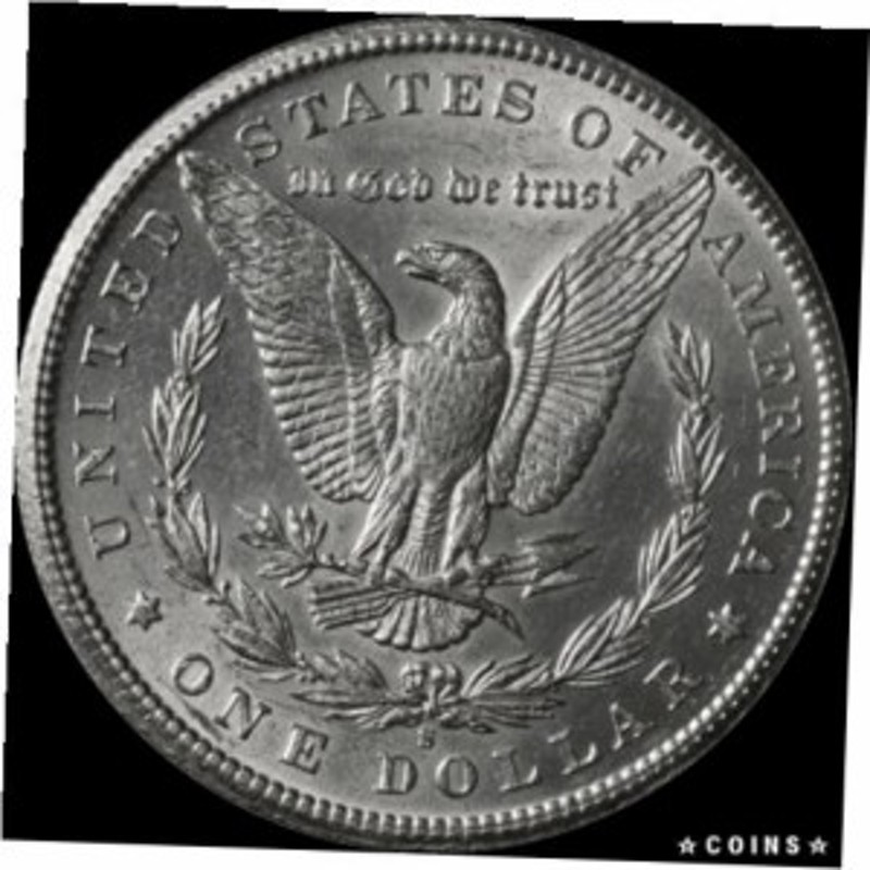 アンティークコイン 1887-S Morgan Silver Dollar Brilliant